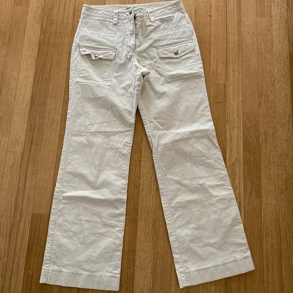J. CREW City Fit Women's Tan Beige Bootcut Corduroy Pants Size 8 - Picture 1 of 5